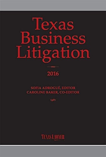 Texas Business Litigation 2016