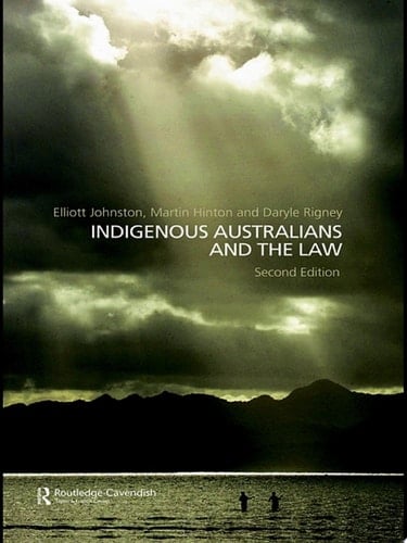 Indigenous Australians and the Law