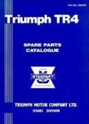 Triumph TR4 Spare Parts Catalogue 1961-1964
