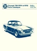 Triumph TR6 Spare Parts Catalogue 1974-1976