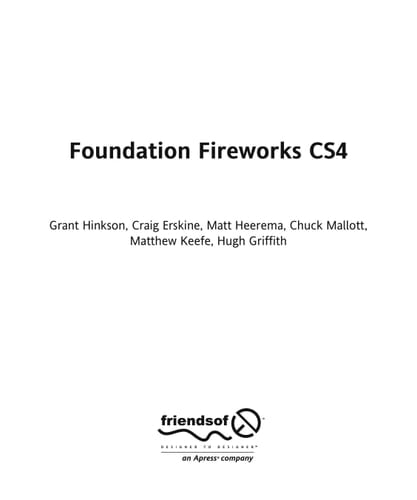Foundation Fireworks CS4