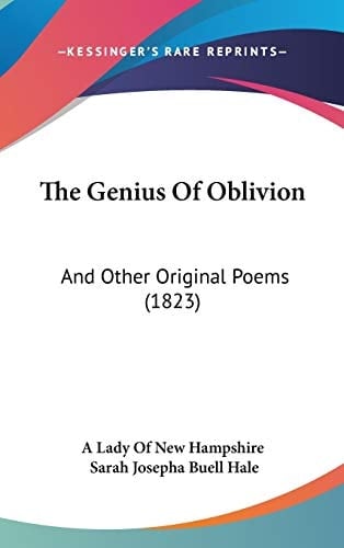 The Genius of Oblivion And Other Original Poems (1823)