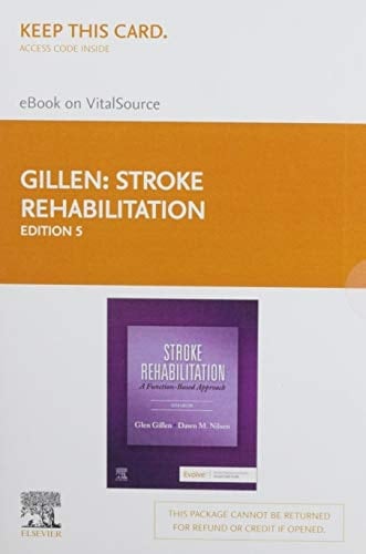Stroke Rehabilitation Elsevier eBook on VitalSource (Retail Access Card) A Function-Based Approach