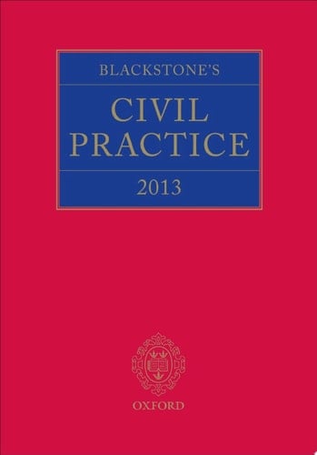 Blackstone's Civil Practice 2013