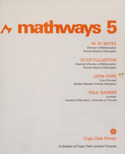 Mathways, 5