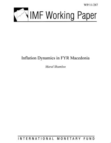 Inflation Dynamics in FYR Macedonia