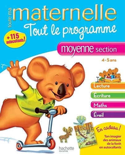Tout le programme maternelle moyenne section 4-5 ans