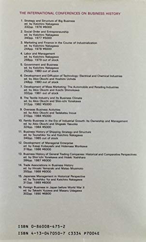 Changing Patterns of International Rivalry: Some Lessons from the Steel Industry (International Conference on Business History Proceedings)