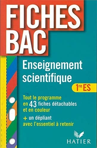 Enseignement scientifique 1e ES