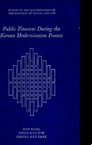 Public Finances During the Korean Modernization Process