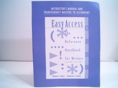 Easy Access Handbook