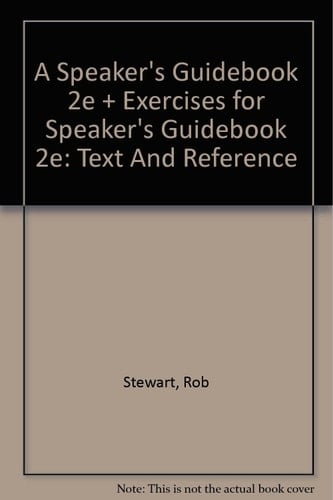 Speaker's Guidebook, 2nd Edition & Exercises Text and Reference