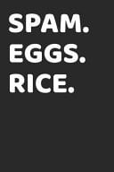 Spam. Eggs. Rice Blank Recipe Book for Hawaiian Food