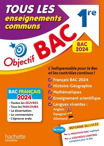 1re Tous les enseignements communs