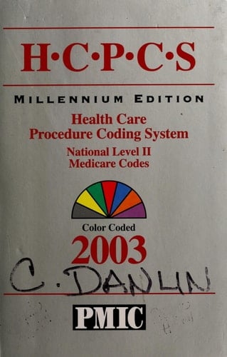 Hcpcs 2003 Codes on Disk (3.5 Disk With Hcpcs 2003, Millennium Edition, Health Care Procedure Coding System, National Level Ii, Medicare Codes and