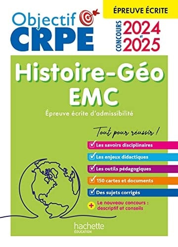 Histoire-Géographie, EMC Epreuve écrite d'admissibilité