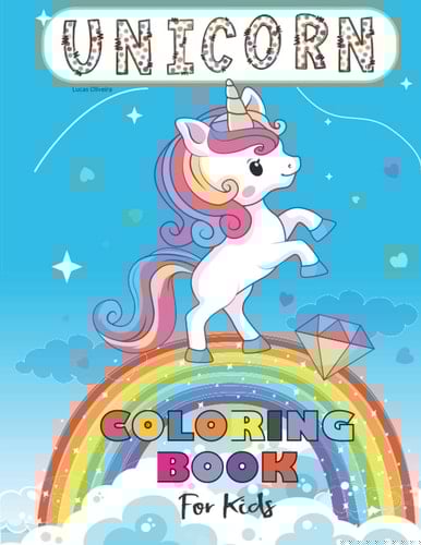 Unicorn coloring Book: A fun coloring book with unicorns pictures to paint for kids ages 4 - 8