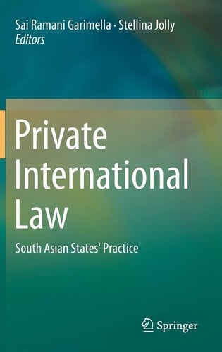 Private International Law South Asian States’ Practice
