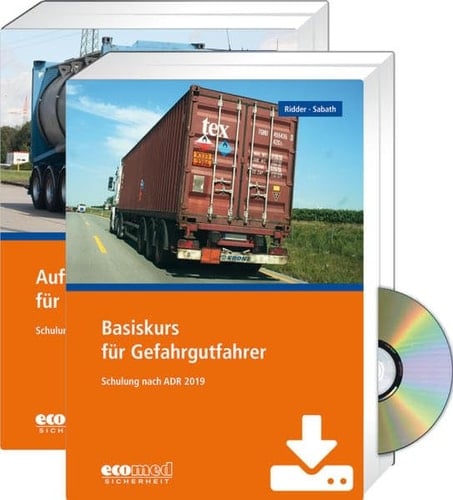Basiskurs und Auffrischungsschulung für Gefahrgutfahrer - Expertenpaket Schulung nach ADR 2019 - Teilnehmer- und Referentenunterlagen (2 Broschüren + CD-ROM/Download)