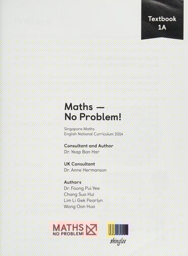 Maths - No Problem Textbook 1A (Mathematics Textbooks for Primary Schools)