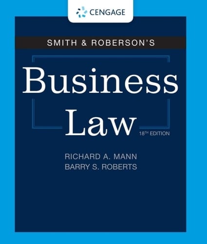 Smith & Roberson's Business Law