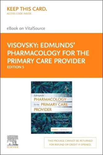 Edmunds' Pharmacology for the Primary Care Provider - Elsevier eBook on VitalSource (Retail Access Card)