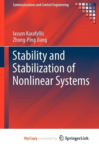 Stability and Stabilization of Nonlinear Systems