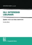 Gli interessi usurari Quattro voci su un tema controverso
