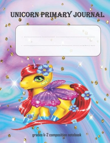 Unicorn Primary Journal Grades k-2 Composition Notebook: unicorn composition notebook for teen girls, dotted and lined journal book