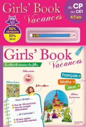 Girls' Book vacances du CP au CE1 6/7 ans