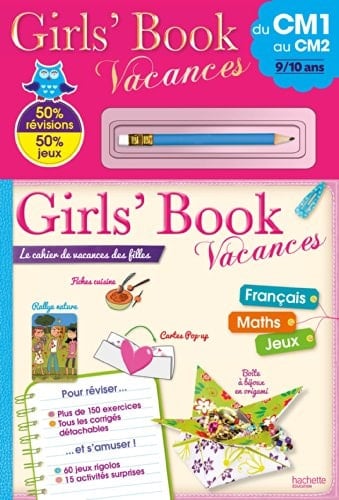 Girls' Book vacances du CM1 au CM2 9/10 ans