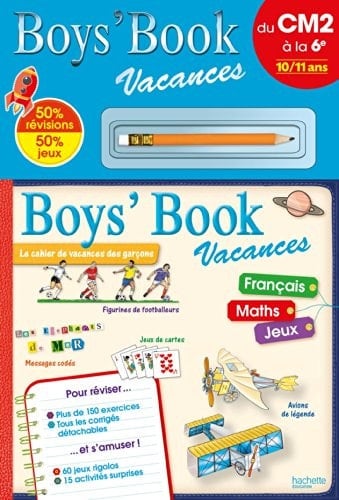 Boys' Book vacances du CM2 à la 6e 10/11 ans