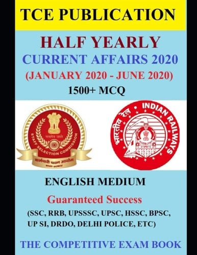 CURRENT AFFAIRS ( JANUARY 2020 - JUNE 2020 ): GUARANTEED SUCCESS ( ENGLISH MEDIUM )