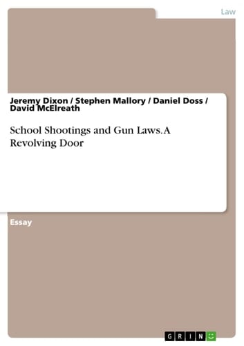 School Shootings and Gun Laws. A Revolving Door