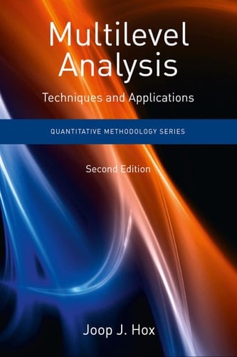 Multilevel Analysis Techniques and Applications