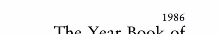 Medicine: The Year Book of 1986