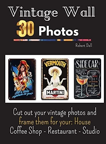 Vintage Wall Art Photo Frame Cut Out Your Vintage Photos and Frame Them for Your: House Coffee Shop - Restaurant - Studio
