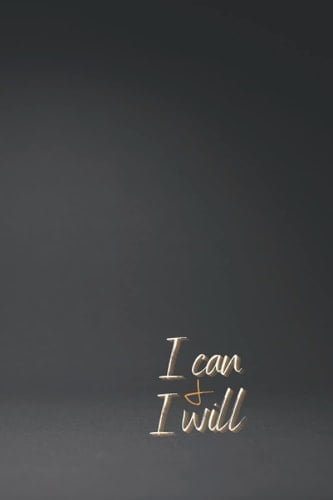 JOURNAL: I CAN&I WILL MILLIONAIRE MINDSET NOTEBOOK