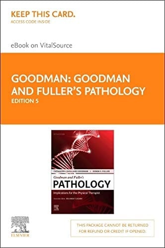 Goodman and Fuller's Pathology - Elsevier eBook on VitalSource (Retail Access Card) Implications for the Physical Therapist