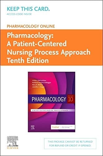 Pharmacology Online for Pharmacology (Access Card) A Patient-Centered Nursing Process Approach