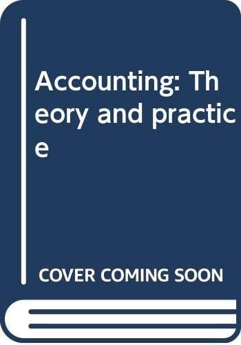 Accounting: Theory and practice
