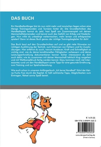 Ich trainiere Handball