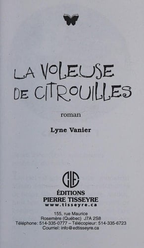 Pap. 207 : La voleuse de citrouilles (French Edition)