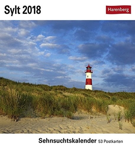 Sylt 2018: Sehnsuchtskalender, 53 Postkarten