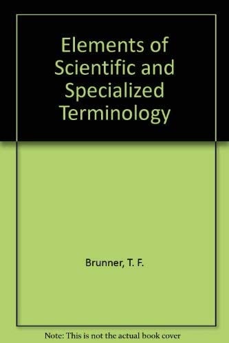 Elements of Science and Specialized Terminology