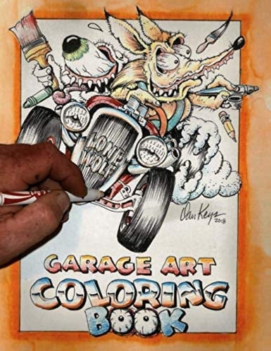 Garage Art Coloring Book