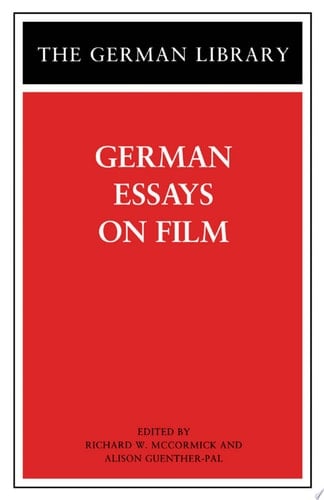 German Essays on Film
