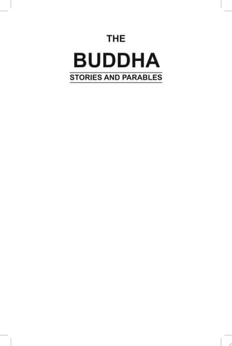 Buddha: Stories And Parables