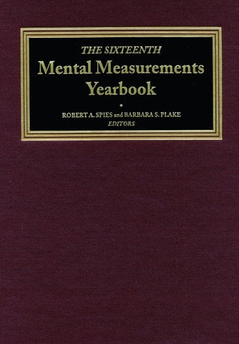 Mental Measurements Yearbook
