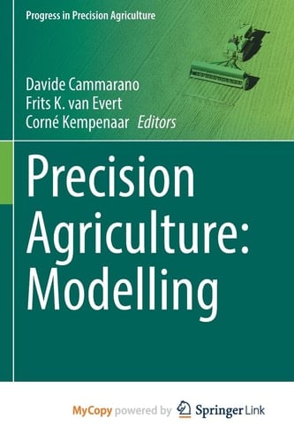 Precision Agriculture: Modelling